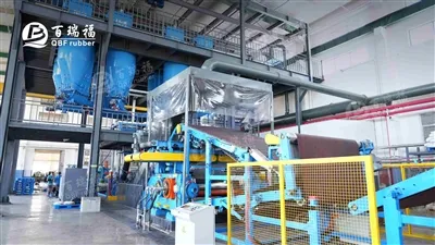 QBF kauchuk ishlab chiqarish bazasi san'at aralashtirish ishlab chiqarish lin...